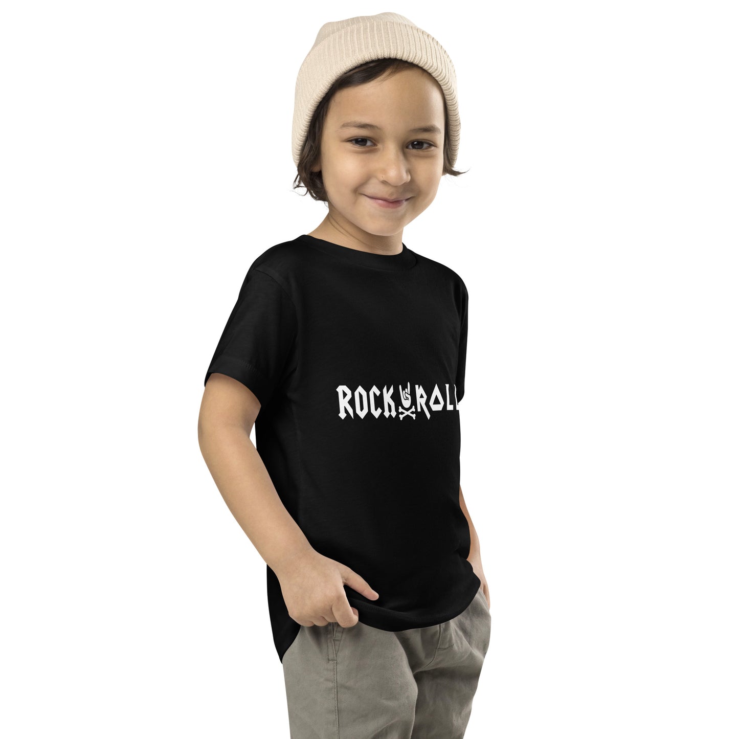 ACmaiden Toddler Short Sleeve Black T-Shirt