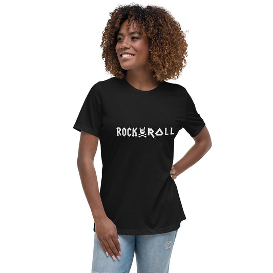 ACmaiden Women Round Neck Black T-Shirt